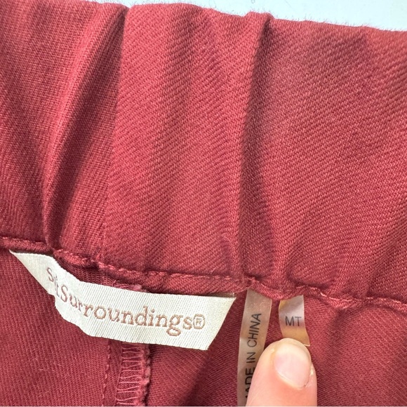 Soft Surroundings Metro Jeggings Rust Red Denim Pull On Pants Casual Sz M Tall - Picture 6 of 11